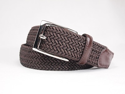 Brown Woven Belt by Isetan Men’s