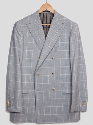 「ユニバーサル・ランゲージ」のグレイのダブル・ブレストのジャケット