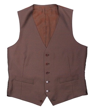 Brown vest by GlobalStyle