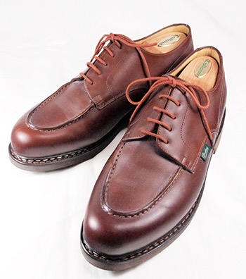 Marron-colored Chambords by Paraboot