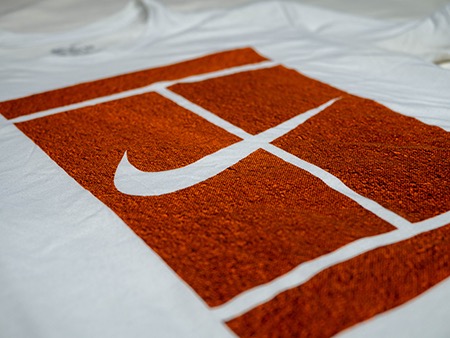 Tennis court shirt by Nike