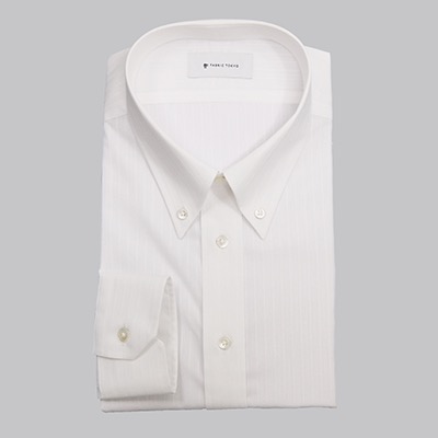 White button-down shirt by Fabric Tokyo