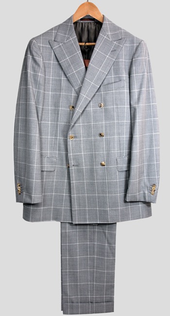 Double-breasted suit jacket by Universal Language