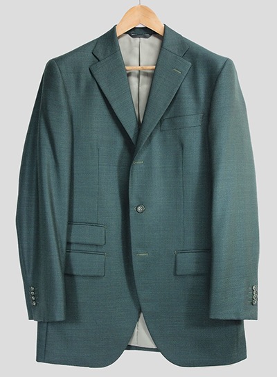 Green jacket by Azabu Tailor