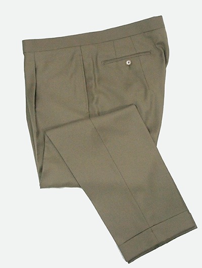Khaki suit trousers by GlobalStyle